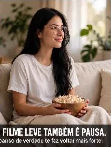Post: filme leve também é pausa